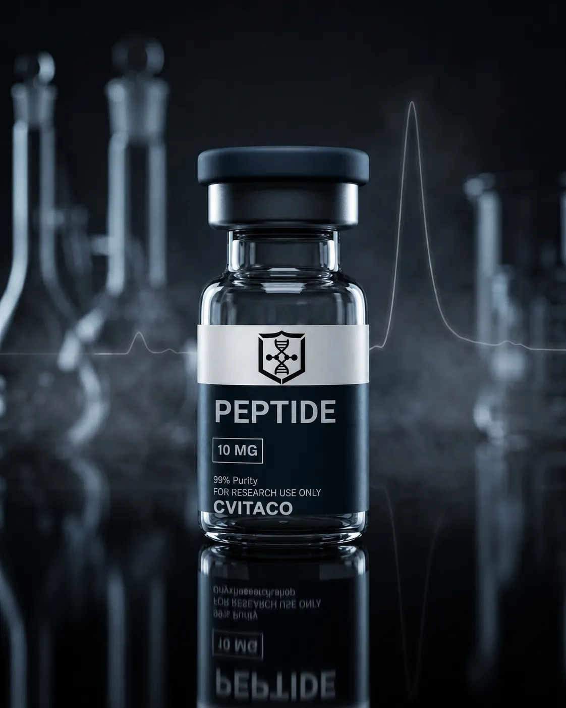 Sealed lyophilized CVITACO research vials