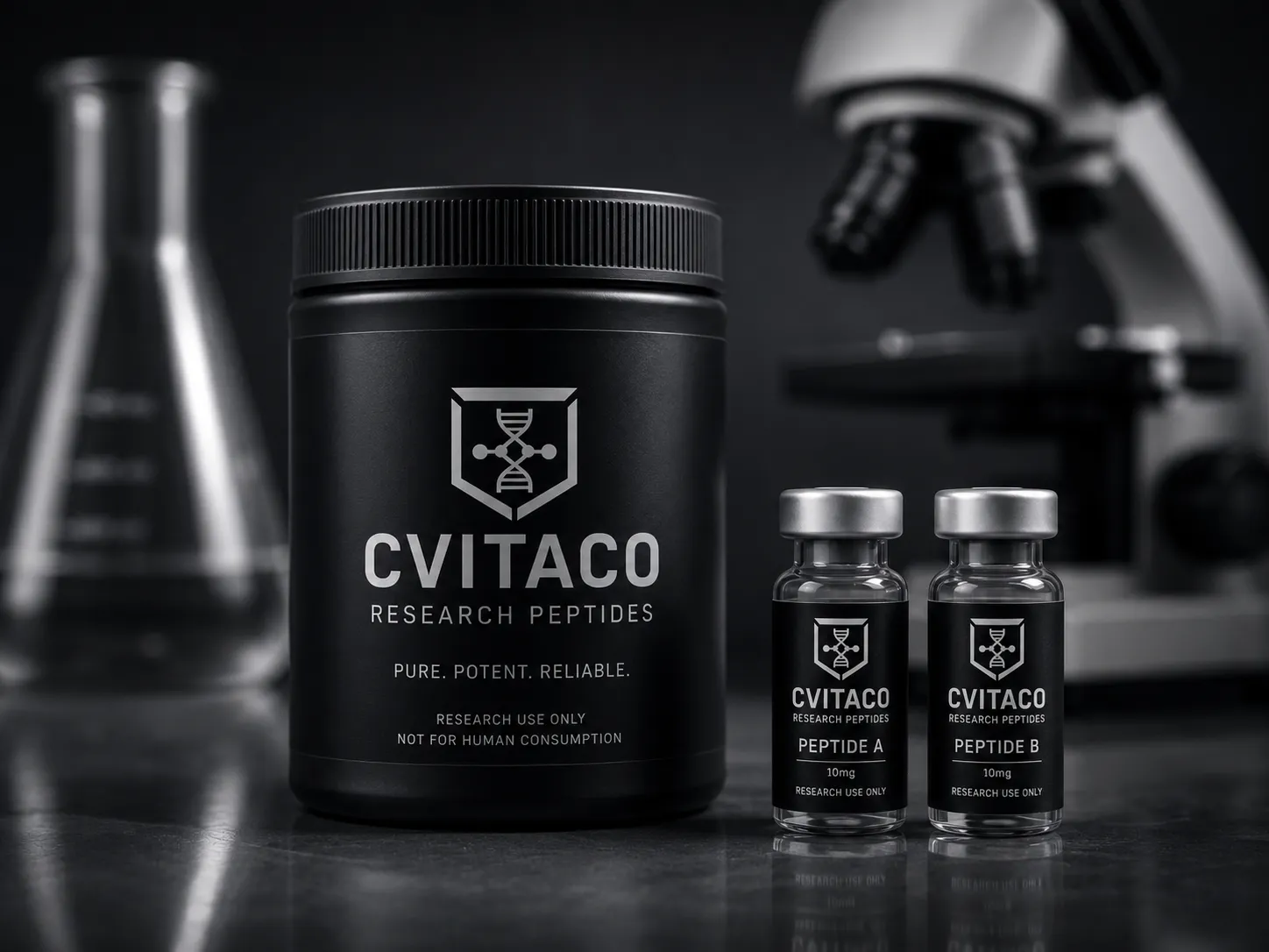 CVITACO wholesale research peptide product display
